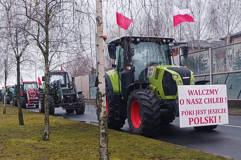 Perfidny Żyd znieważył polską flagę