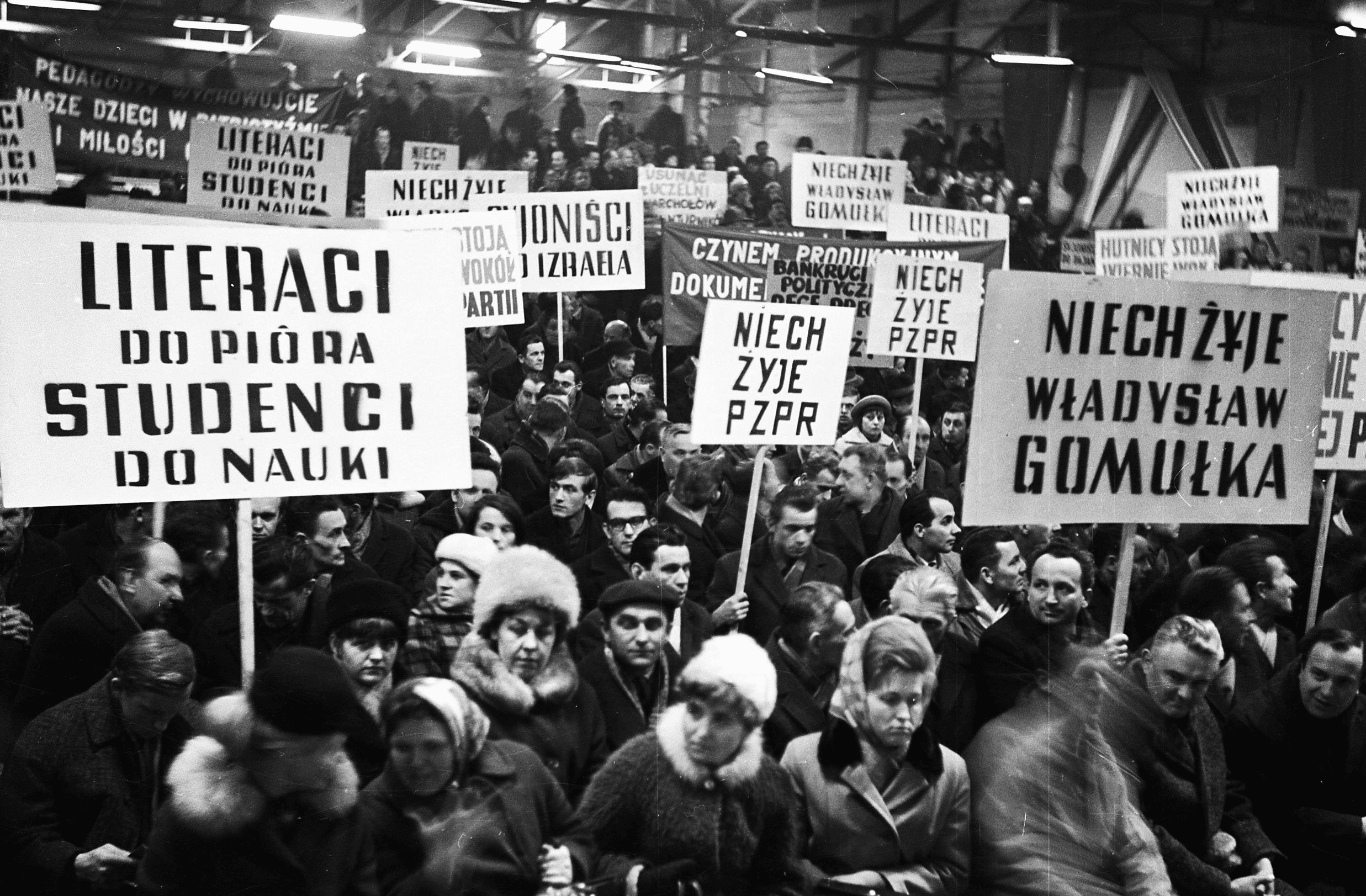 Historical timeline: March 8, 1968 – beginning of student protests against Gomułka's supporters