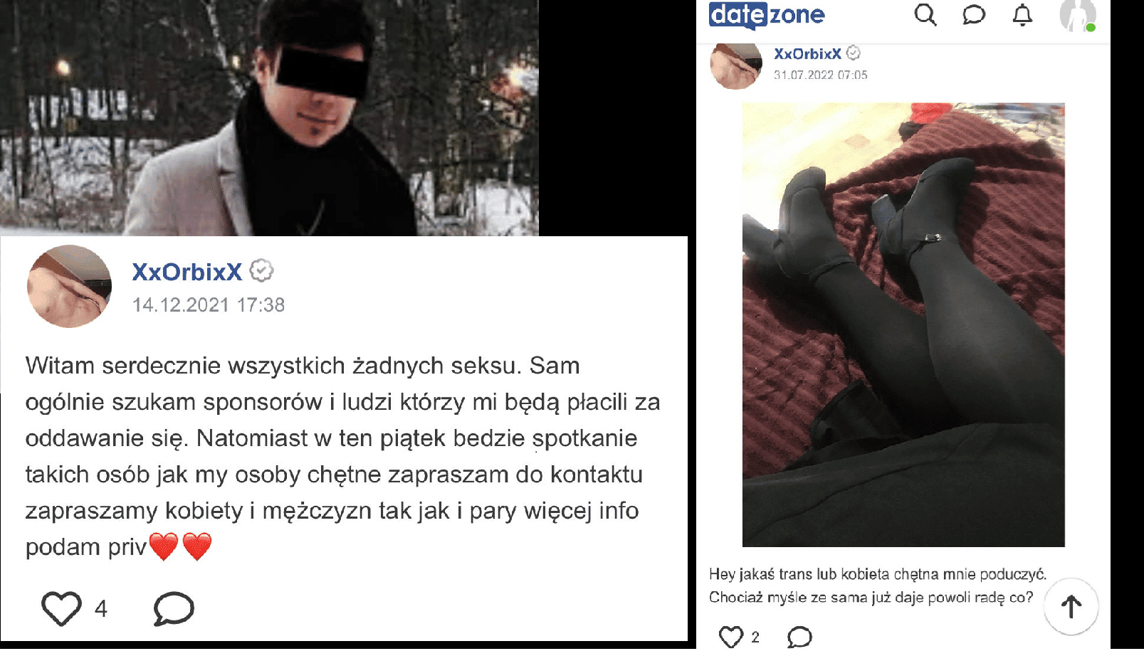 The rapist from Warsaw is simply a trans prostitute