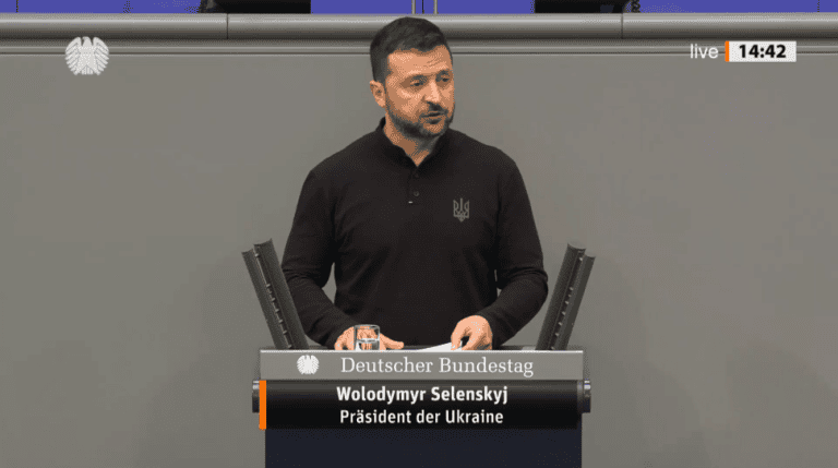 Zbojkotowano występ Zełenskiego w Bundestagu