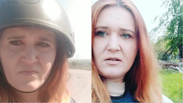 „Polska” dziennikarka obdziera rosyjskie trupy i sprzedaje trofea w Internecie
