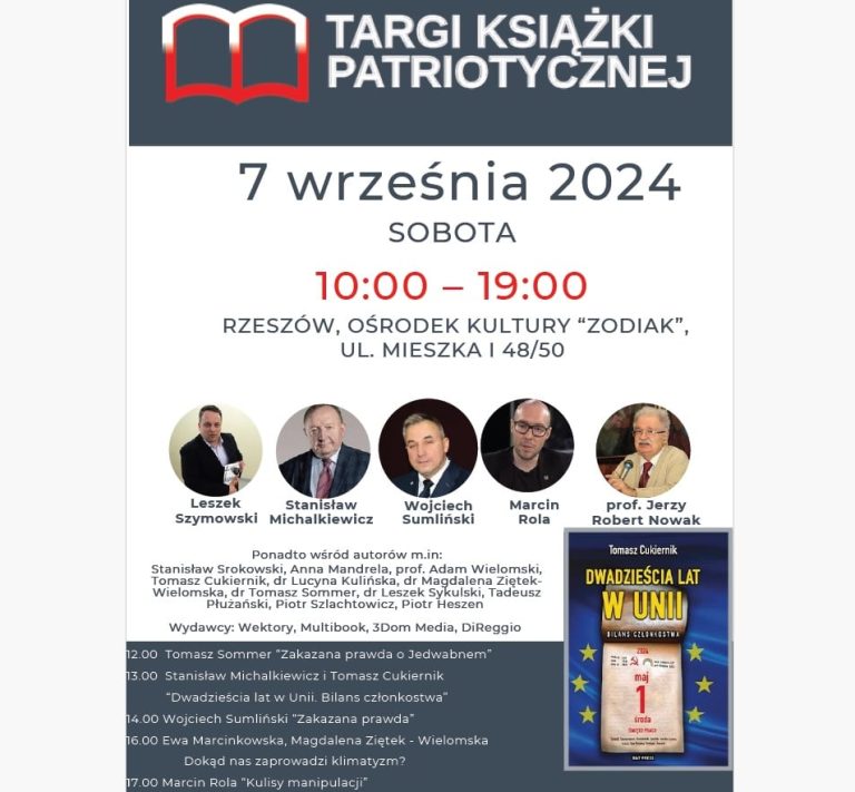 Zapraszamy na Targi książki w Rzeszowie!