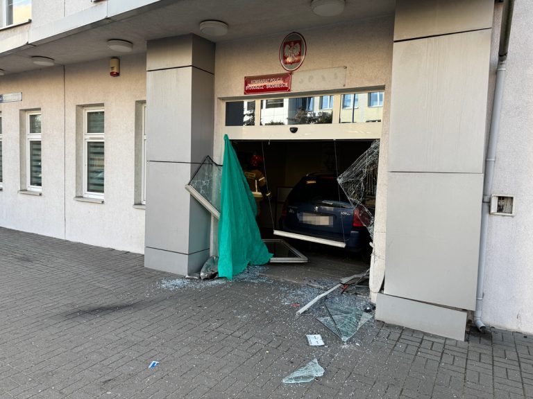 SKANDAL! Nie będzie aresztu dla pijanego Gruzina, który wjechał w komisariat