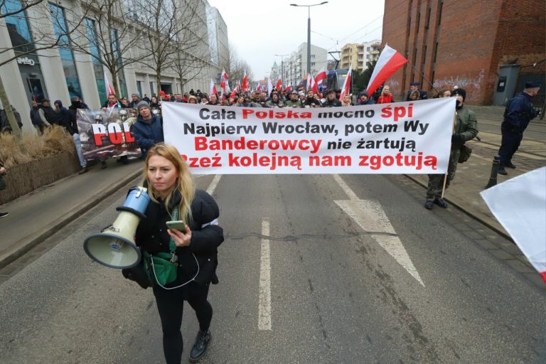 Antybanderowski protest we Wrocławiu