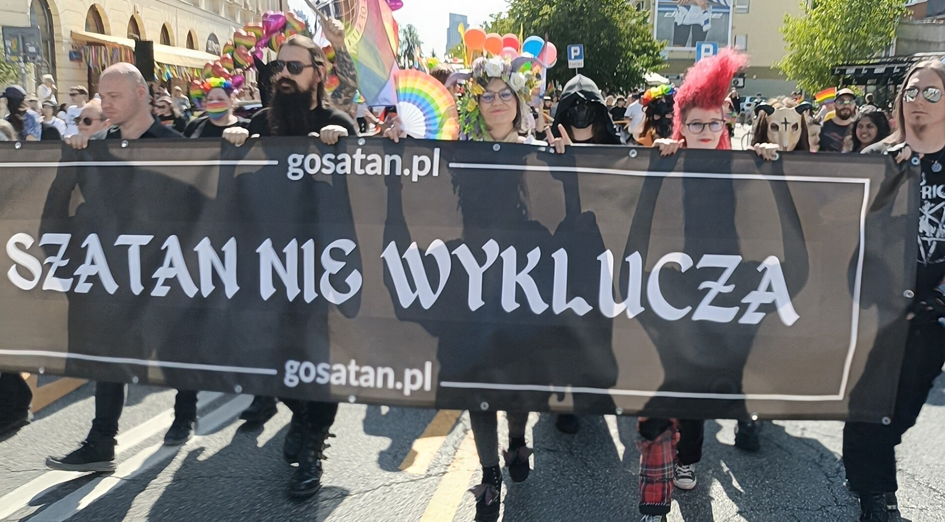 Sataniści na tzw. „marszu równości”. To mocny sojusznik sodomitów