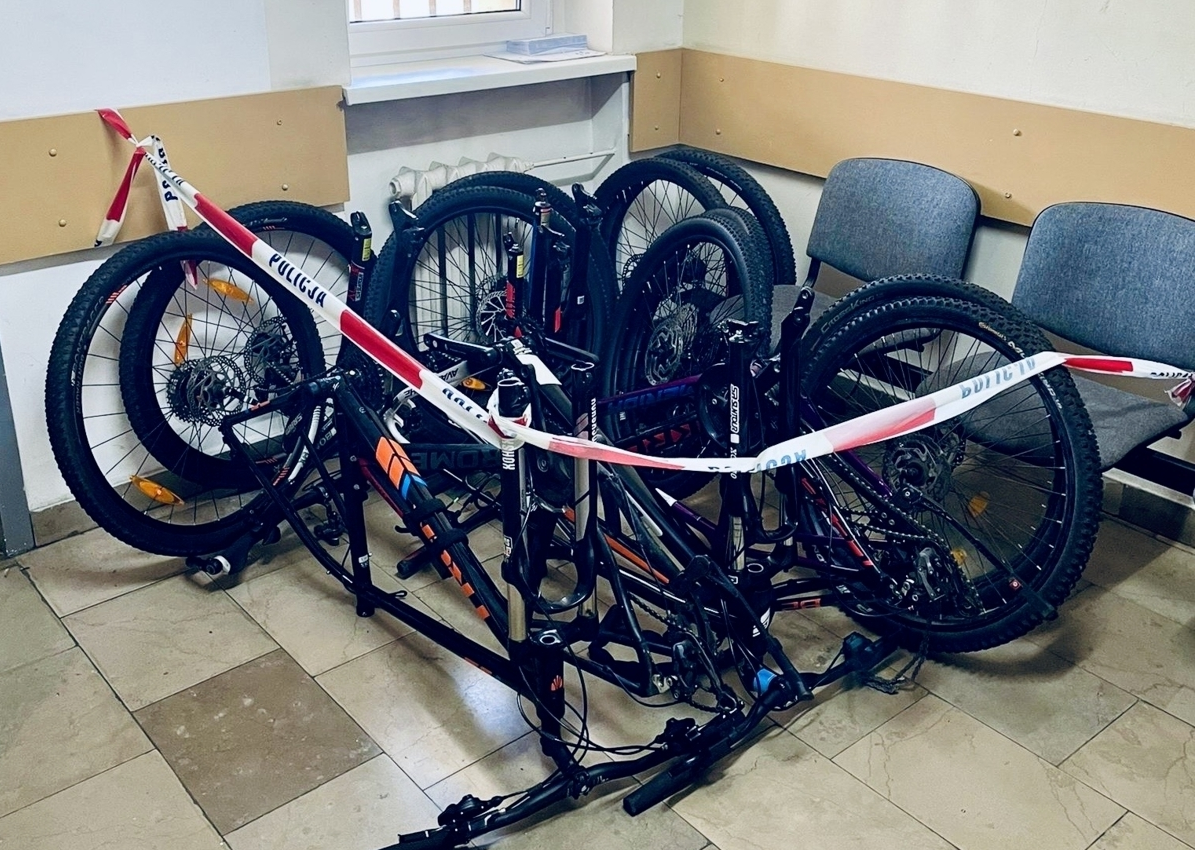 Ukrainiec kradł Polakom rowery. Miał pecha