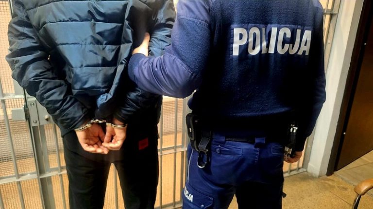 Ukrainiec wyprzedzał policję na linii ciągłej. Był pijany
