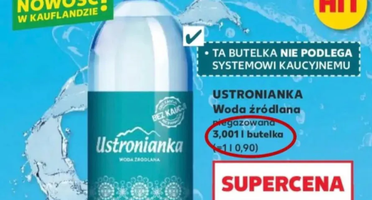 Kaufland wycofał ze sprzedaży Ustroniankę 3,001 l