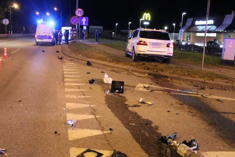 Pijana Ukrainka wjechała w samochód. Kierował nim pijany Ukrainiec