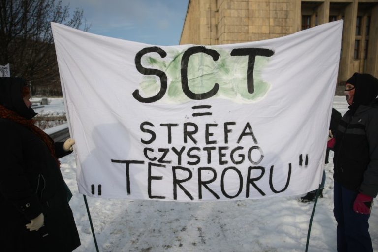 Krakowianie protestują przeciwko lewackiej utopii SCT