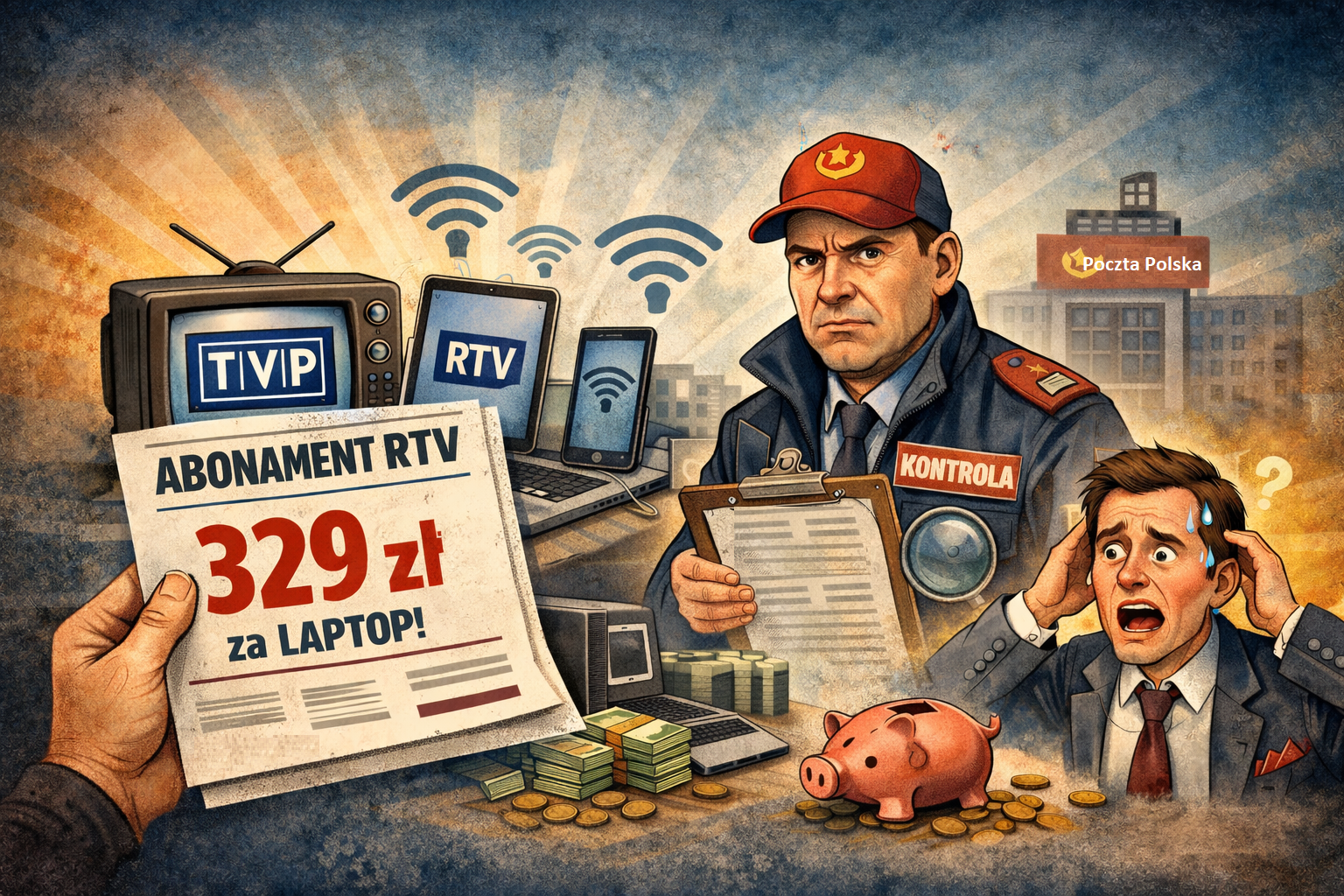 Rząd Tuska szuka pieniędzy. Chce by właściciele komputerów płacili abonament RTV