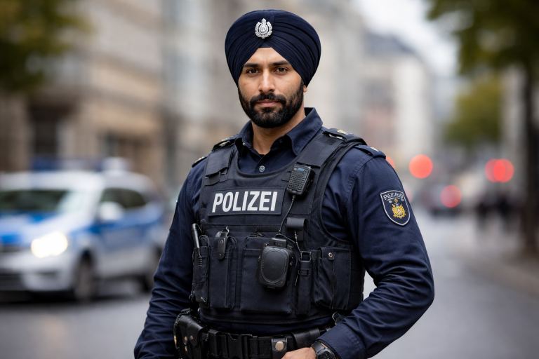 Niemieccy policjanci zaczną nosić turbany na głowach