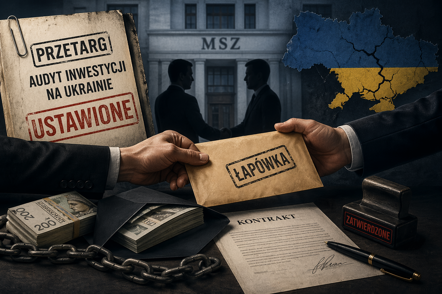 Ukrainizacja Polski: afera korupcyjna w MSZ na zamówieniach dla Kijowa