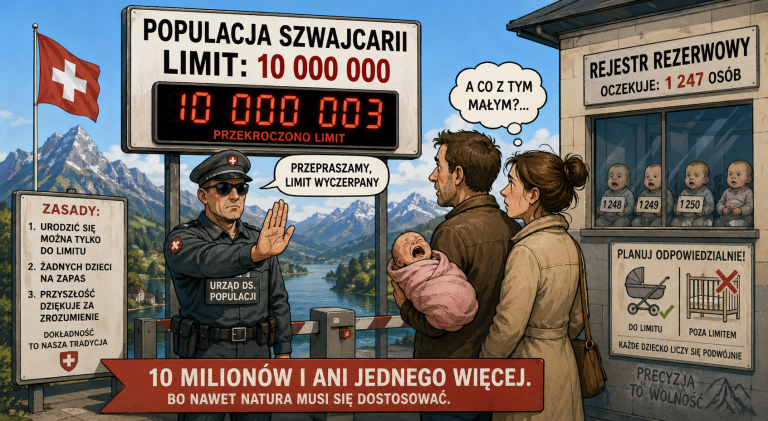Szwajcaria ustanowi limit mieszkańców na poziomie 10 mln