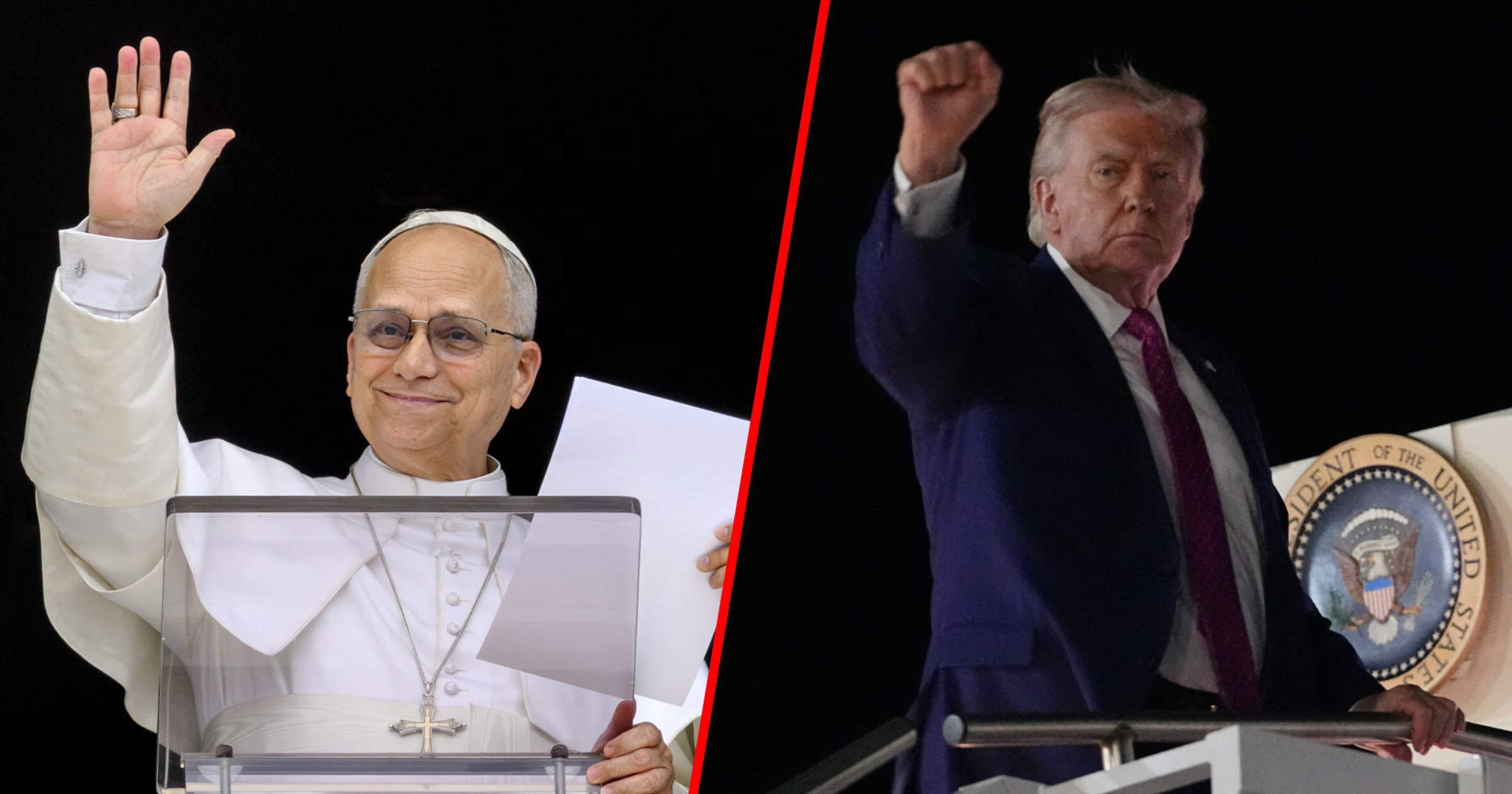 Trump uznaje się za drugiego Chrystusa i atakuje papieża Leona