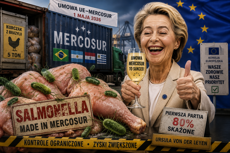 Pierwsza partia mięsa z Mercosur zawierała salmonellę