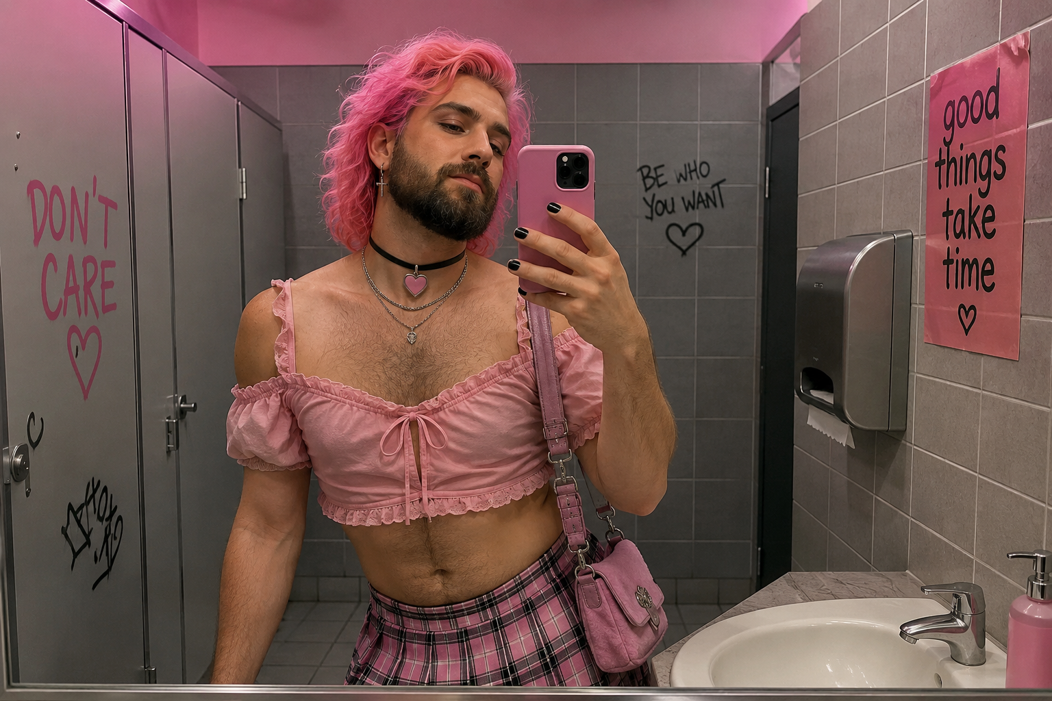 Dewiant gender nagrywał chłopców w toalecie