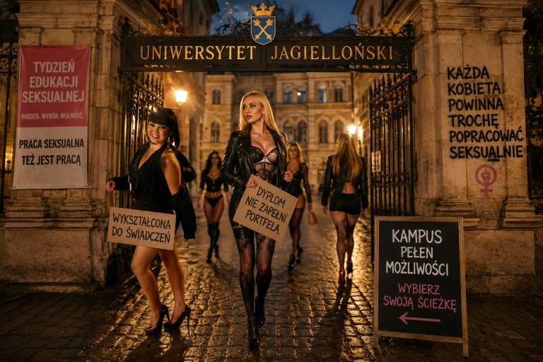 UJ promuje prostytucję. Czy lewactwo panujące na uniwersytetach ma jakieś granice?
