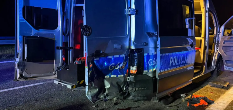 Szaleńczy rajd Ukraińca na A4. Staranował pojazdy służb