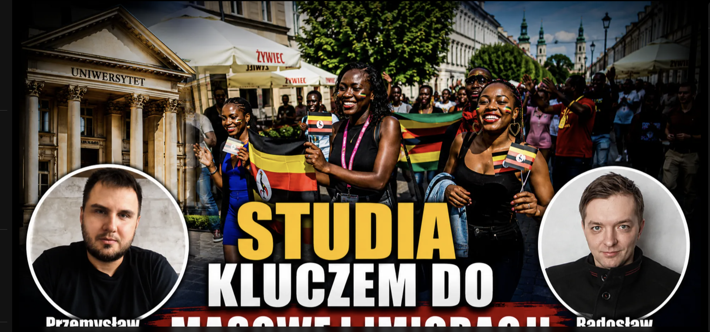 Studia w Polsce przykrywką do masowej imigracji z Afryki! P. Holocher i R. Patlewicz NA ŻYWO