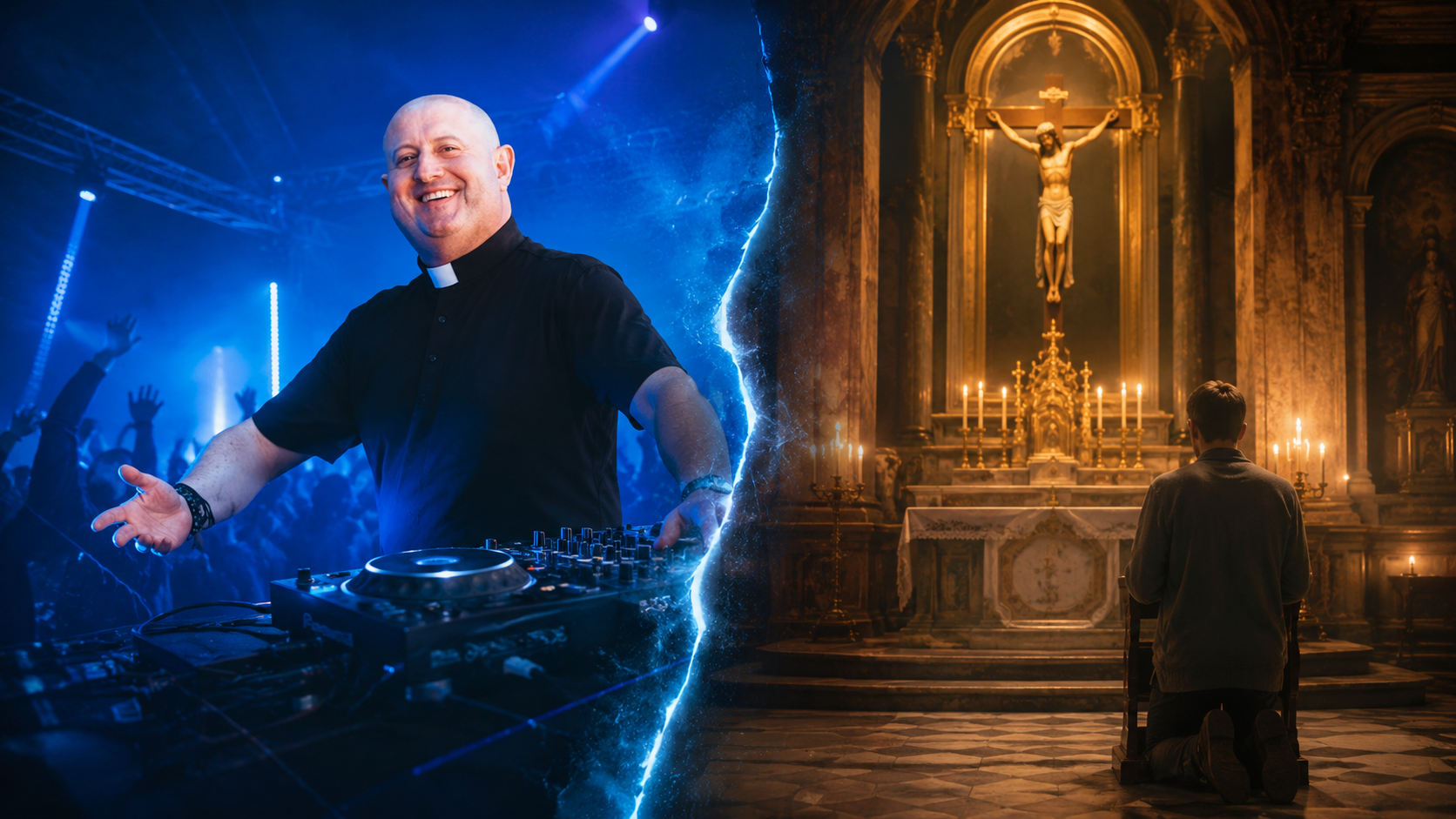 Techno, emocje i kult człowieka: gdy religia staje się imprezą 
