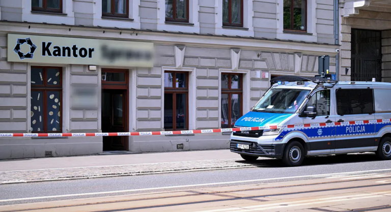 Imigrancki napad na kantor w Łodzi. Sprawcę ujęto w hotelu