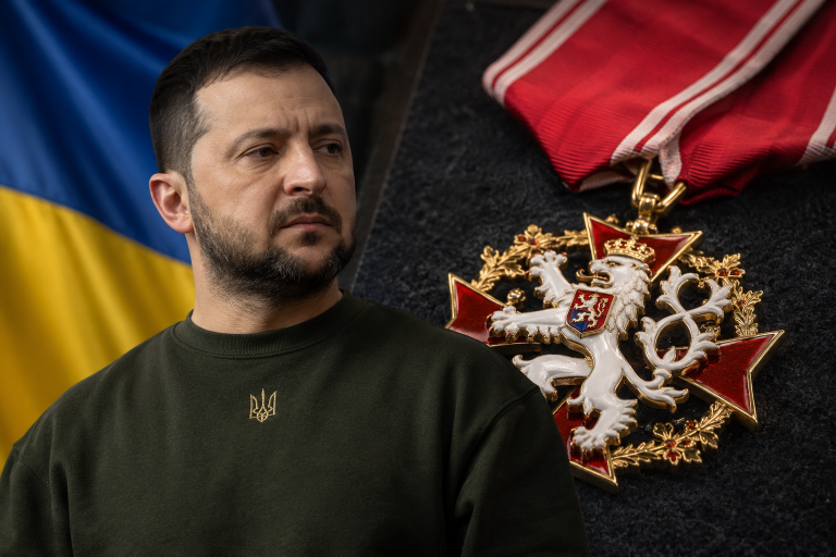 Czesi chcą odebrać Zełenskiemu odznaczenie