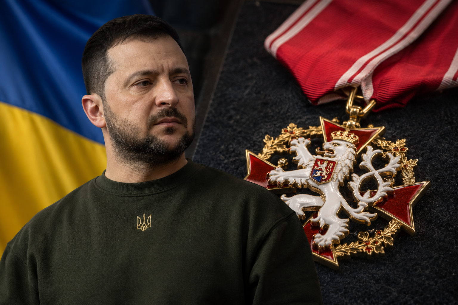 Czesi chcą odebrać Zełenskiemu odznaczenie