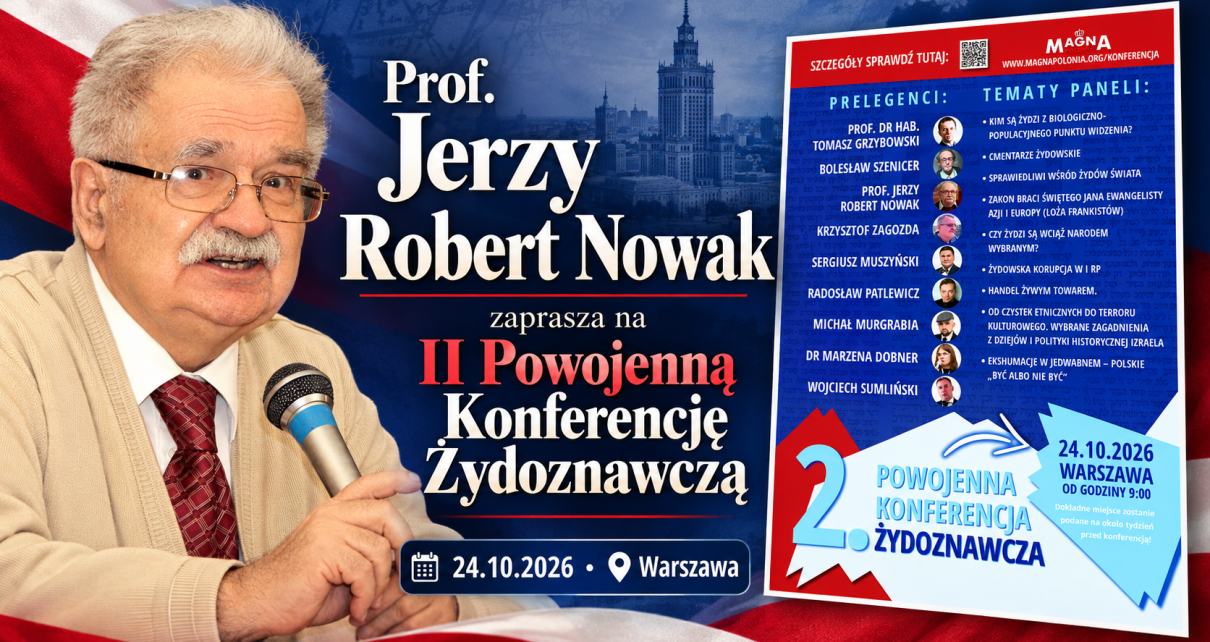 JRN ZAPRASZA NA II KONFERENCJĘ ŻYDOZNAWCZĄ