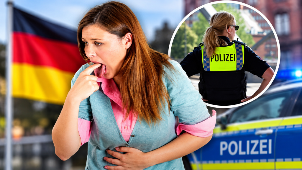 Niemiecka policja radzi kobietom: Wymiotuj w czasie gwałtu