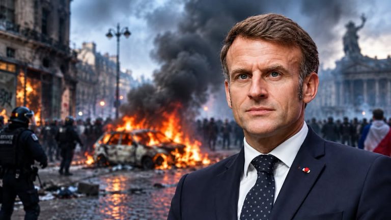 Murzyni niszczą Francję. Macron atakuje prawicę