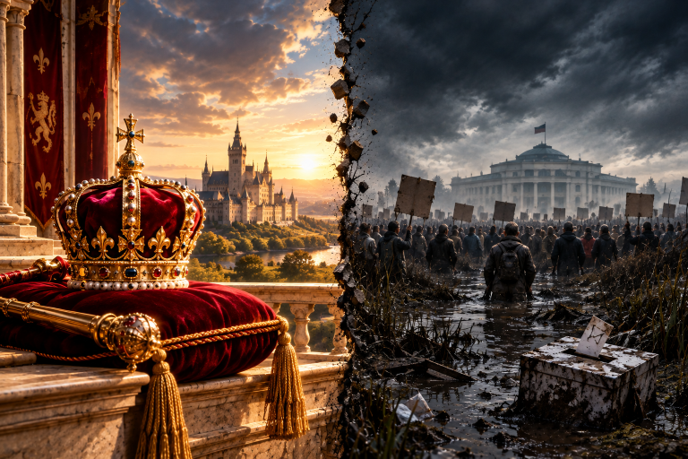 Monarchia to prestiż. Demokracja nie