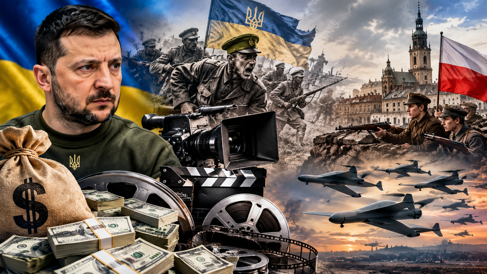 Ukraina wyda miliony na serial o walce z Polakami
