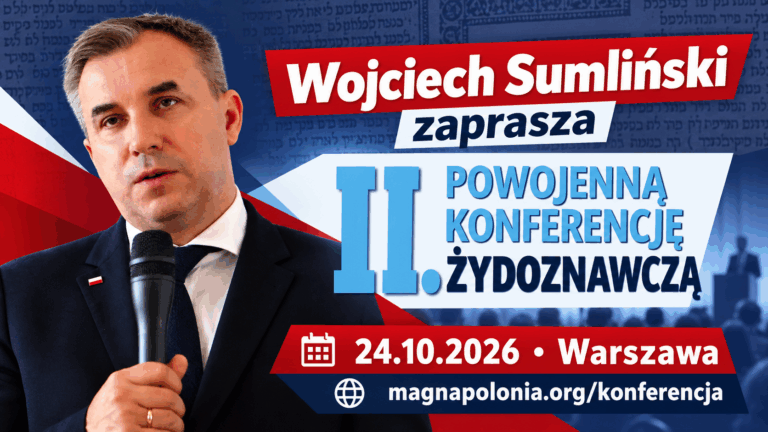 Wojciech Sumliński zaprasza na II Powojenną Konferencję Żydoznawczą. Już dziś w Warszawie